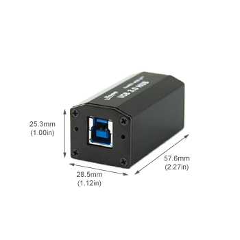 FireNEX-uHUB-2P USB 3.0 B port side