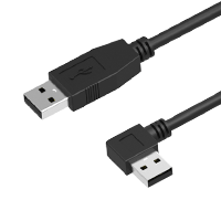 USB 2.0 A to Left Angle A